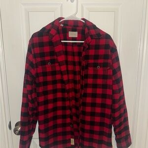 Jachs NY Red and Black Checkered Flannel